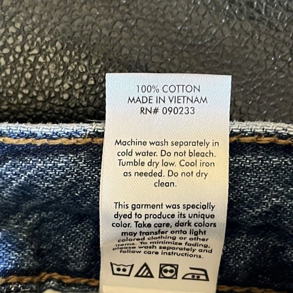 PacSun High Rise Straight Patchwork Jeans Sz 27 Button Fly Mom Jeans - Picture 7 of 7